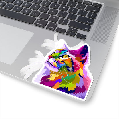 Kiss-Cut Stickers - The Cat Printify