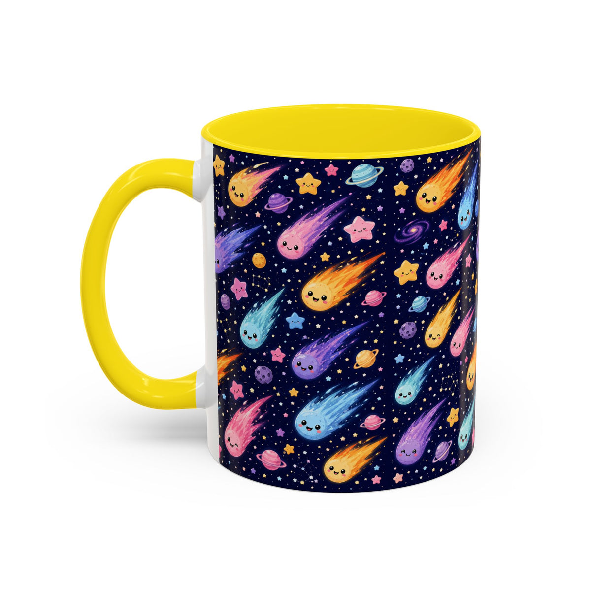 Accent Coffee Mug  (11/15 oz) - Cosmic Comet