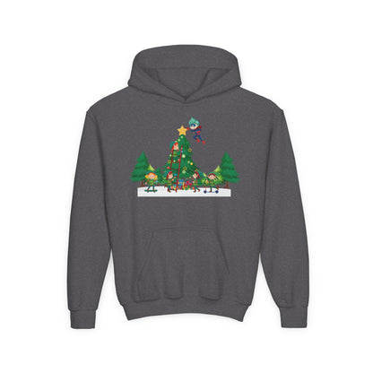 Youth Heavy Blend Hooded Sweatshirt - Super kiddo putting the stars - [[{"value":"Wonderwear Kid"}]]