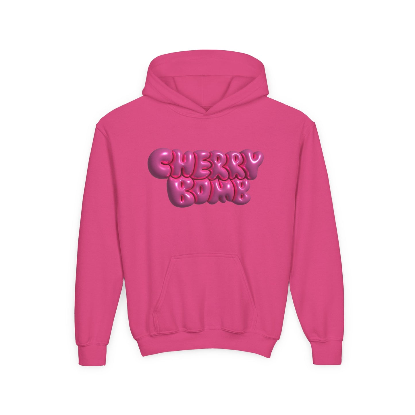 Youth Heavy Blend Hooded Sweatshirt - Cherry Bomb