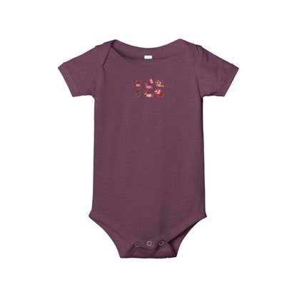 Infant Jersey One Piece - Valentines - Dachshund - [[{"value":"Wonderwear Kid"}]]