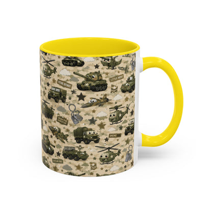 Accent Coffee Mug  (11/15 oz) - Military Kids