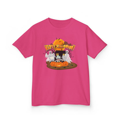 Kids Heavy Cotton™ Tee - Super kiddo with ghost - [[{"value":"Wonderwear Kid"}]]