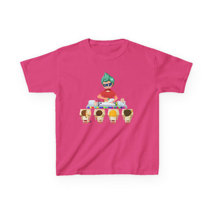 Kids Heavy Cotton™ Tee - Little kiddo teaching to wash dishes - [[{"value":"Wonderwear Kid"}]]