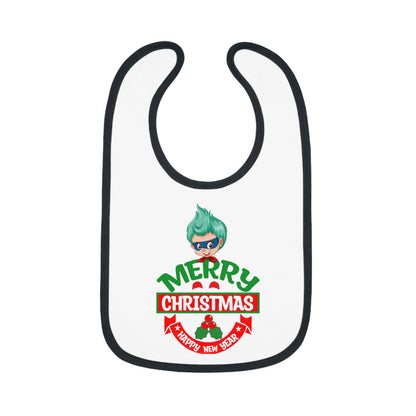 Baby Bib - Merry chridtmas from super kiddo - [[{"value":"Wonderwear Kid"}]]