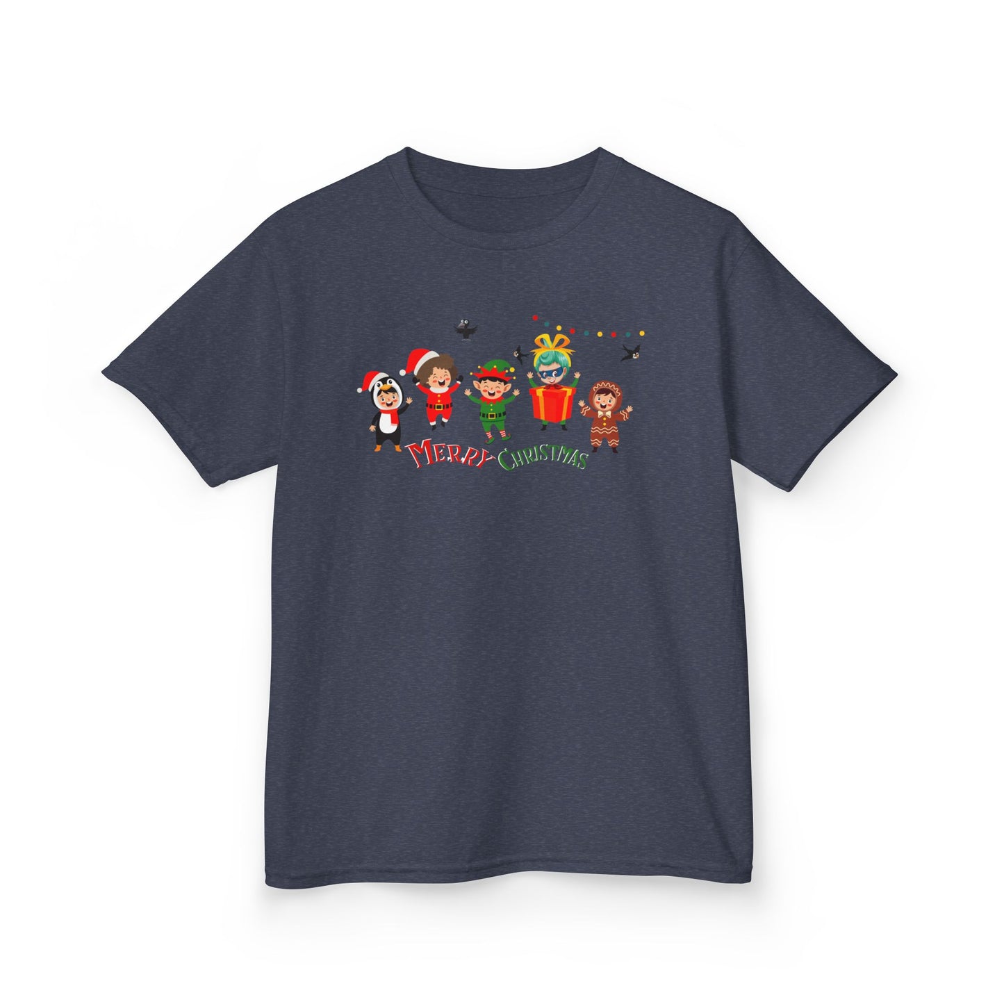 Kids Heavy Cotton™ Tee - Merry christmas by super kiddo and friends - [[{"value":"Wonderwear Kid"}]]