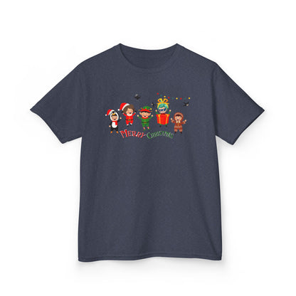 Kids Heavy Cotton™ Tee - Merry christmas by super kiddo and friends - [[{"value":"Wonderwear Kid"}]]