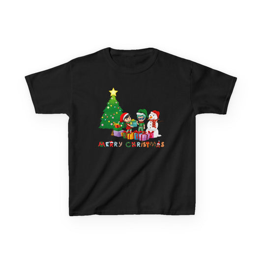 Kids Heavy Cotton™ Tee - Super kiddo preparing gifts - [[{"value":"Wonderwear Kid"}]]