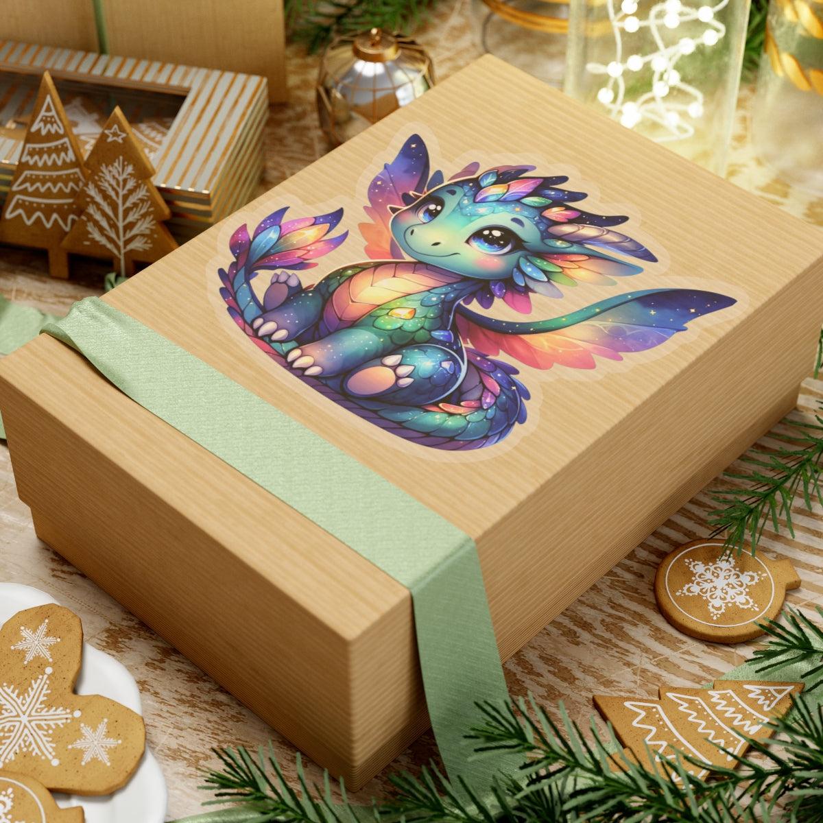 Kiss-Cut Sticker - Whimsical Dragon - [[{"value":"Wonderwear Kid"}]]