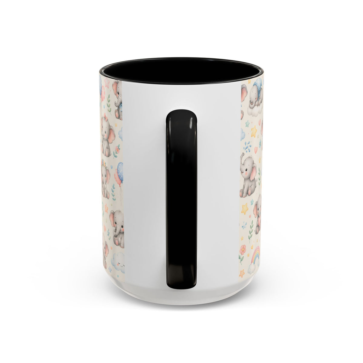 Accent Coffee Mug  (11/15 oz) - Baby Elephant Nursery