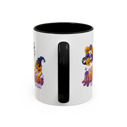 Accent Coffee Mug - Happy halloween trick or treat - [[{"value":"Wonderwear Kid"}]]