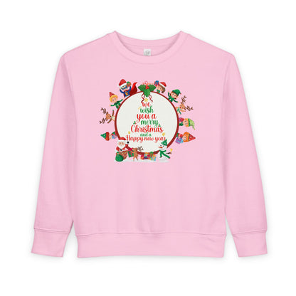 Toddler Sweatshirt - We Wish You a Merry Christmas - [[{"value":"Wonderwear Kid"}]]