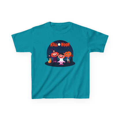 Kids Heavy Cotton™ Tee - Super kiddo wearing pumpkin - [[{"value":"Wonderwear Kid"}]]