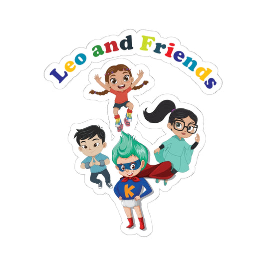 Kiss-Cut Stickers - Leo & Friends - [[{"value":"Wonderwear Kid"}]]