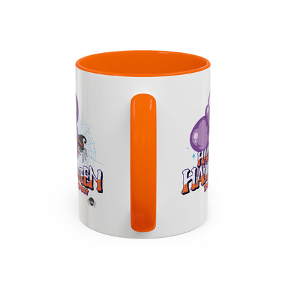 Accent Coffee Mug - Happy holloween - spider kiddo - [[{"value":"Wonderwear Kid"}]]