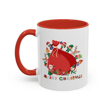 Accent Coffee Mug - Super kiddo and big christmas gift - [[{"value":"Wonderwear Kid"}]]