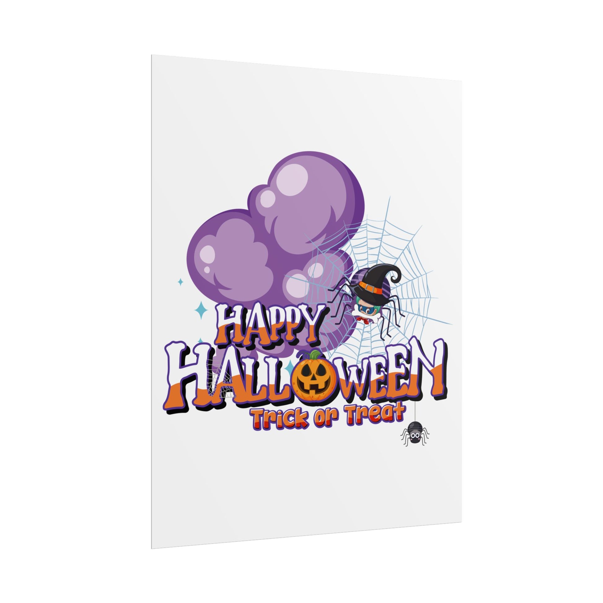 Rolled Posters - Happy holloween - spider kiddo - [[{"value":"Wonderwear Kid"}]]