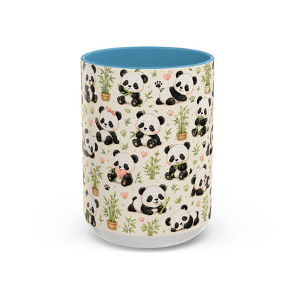 Accent Coffee Mug  (11/15 oz) - baby pandas