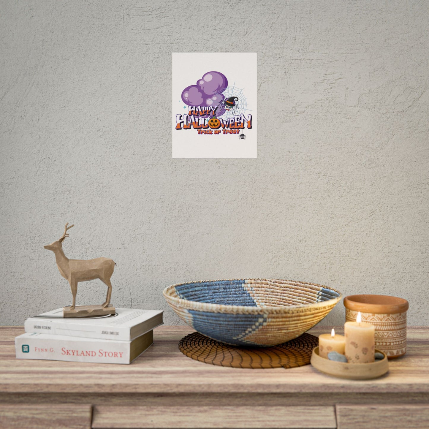 Rolled Posters - Happy holloween - spider kiddo - [[{"value":"Wonderwear Kid"}]]