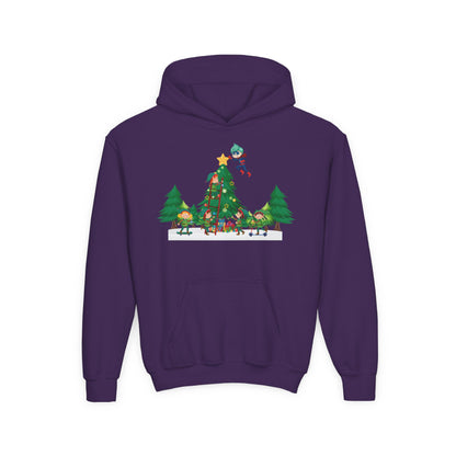 Youth Heavy Blend Hooded Sweatshirt - Super kiddo putting the stars - [[{"value":"Wonderwear Kid"}]]
