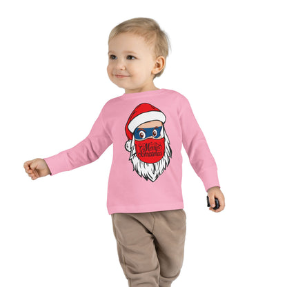 Toddler Long Sleeve Tee - Santa Super kiddo - [[{"value":"Wonderwear Kid"}]]
