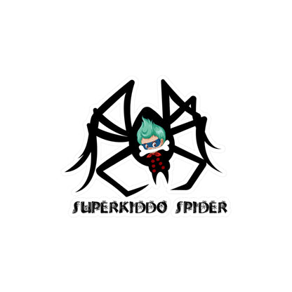 Halloween Kiss-Cut Vinyl Decals – Spider kiddo Printify