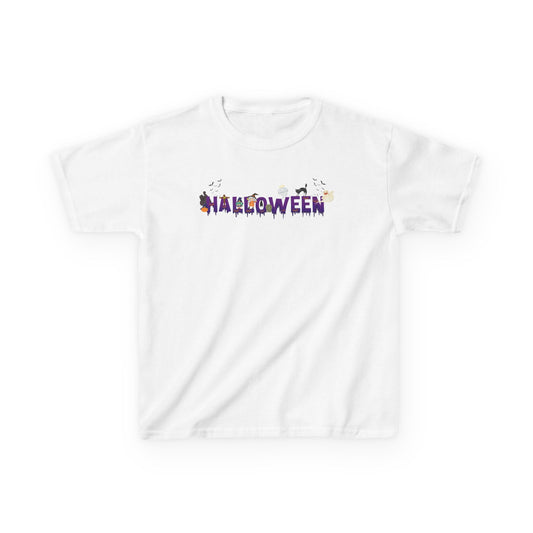 Kids Heavy Cotton™ Tee - Holloween word Printify