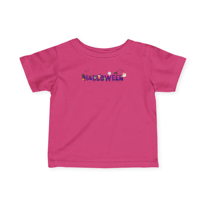 Infant Fine Jersey Tee - Holloween word Printify