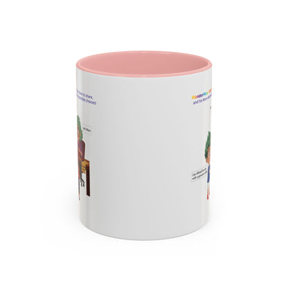 Accent Coffee Mug - WonderWear Origin - [[{"value":"Wonderwear Kid"}]]