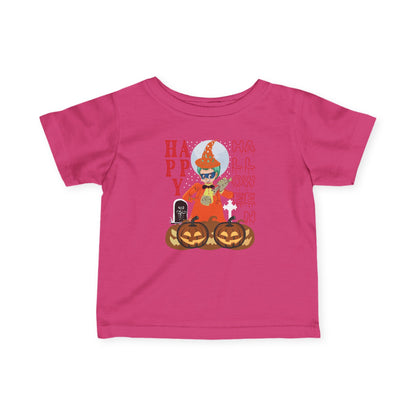 Infant Fine Jersey Tee - Holloween design by super kiddo Printify