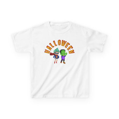 Kids Heavy Cotton™ Tee - Holloween with super kiddo Printify