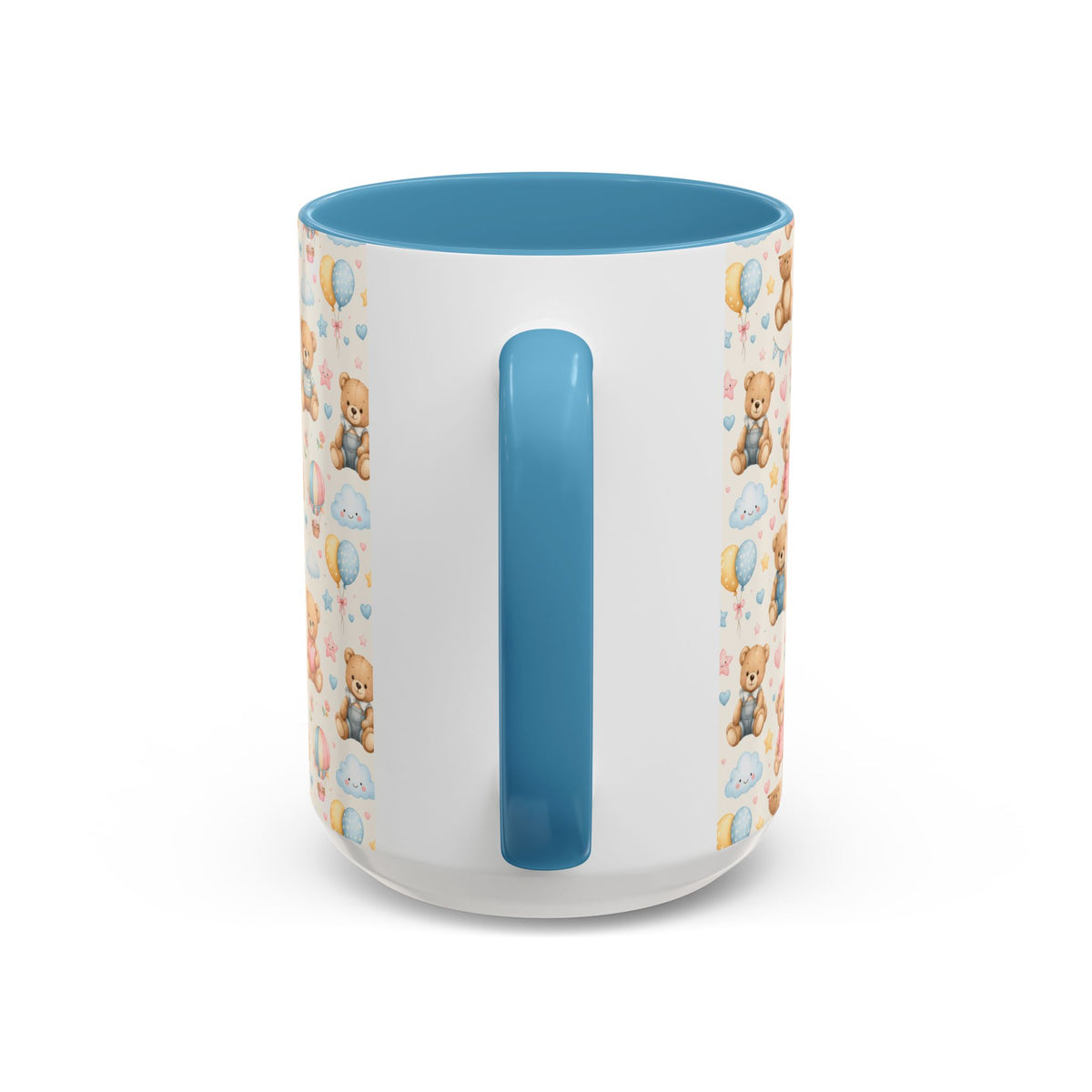 Accent Coffee Mug  (11/15 oz) - Pastel Teddy Bear Nursery