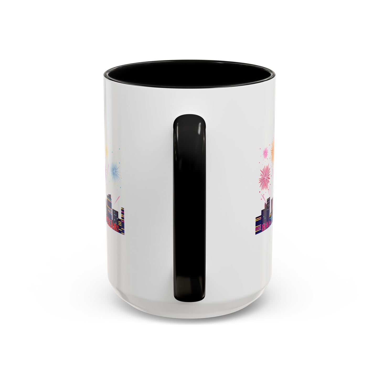 Accent Coffee Mug - Super kiddo with fireworks with text