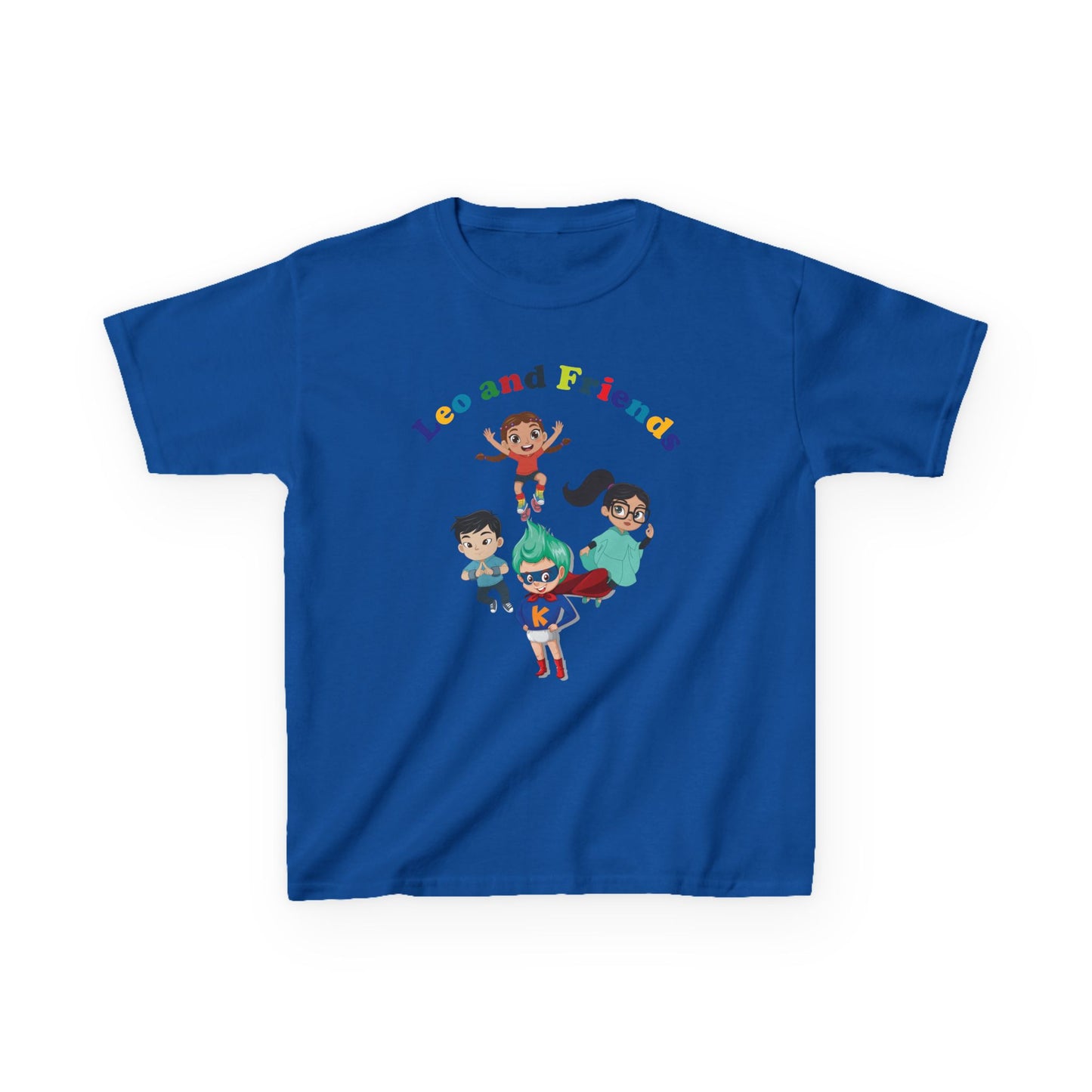 Kids Heavy Cotton™ Tee - Leo & Friends - [[{"value":"Wonderwear Kid"}]]