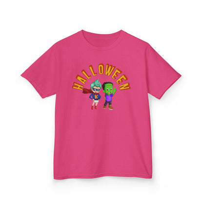 Kids Heavy Cotton™ Tee - Holloween with super kiddo Printify