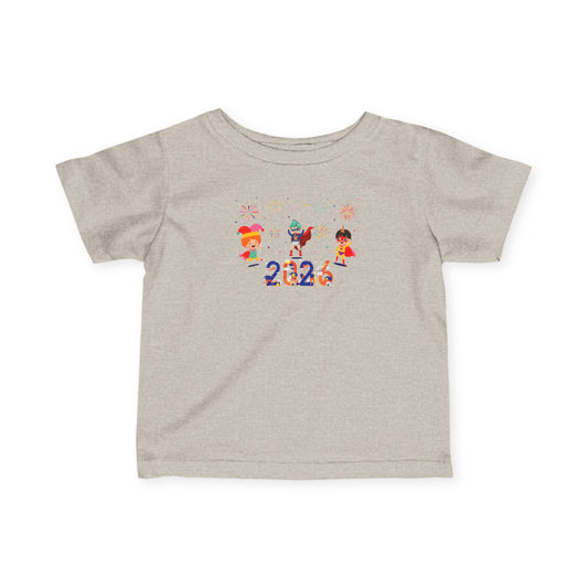 Infant Fine Jersey Tee - Super kiddo and other hero - [[{"value":"Wonderwear Kid"}]]