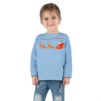 Toddler Long Sleeve Tee - Santa kiddo - [[{"value":"Wonderwear Kid"}]]