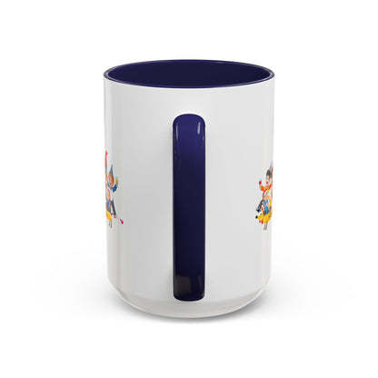 Accent Coffee Mug - Happy new year with friends - [[{"value":"Wonderwear Kid"}]]