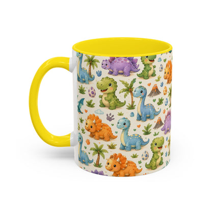 Accent Coffee Mug  (11/15 oz) - Baby Dinosaurs Nursery