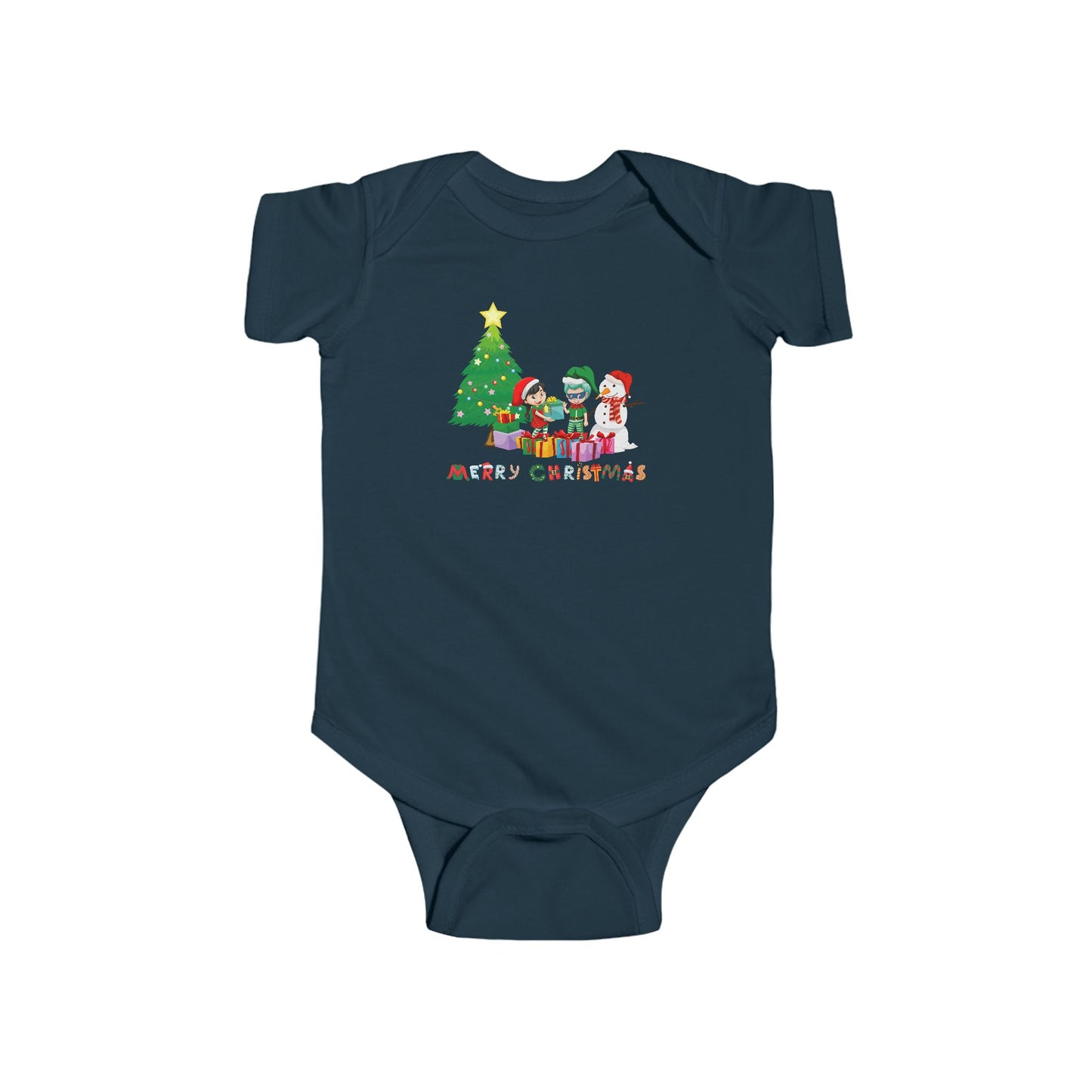 Infant Bodysuit - Super kiddo preparing gifts - [[{"value":"Wonderwear Kid"}]]