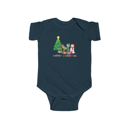 Infant Bodysuit - Super kiddo preparing gifts - [[{"value":"Wonderwear Kid"}]]