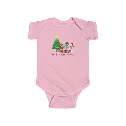 Infant Bodysuit - Super kiddo preparing gifts - [[{"value":"Wonderwear Kid"}]]