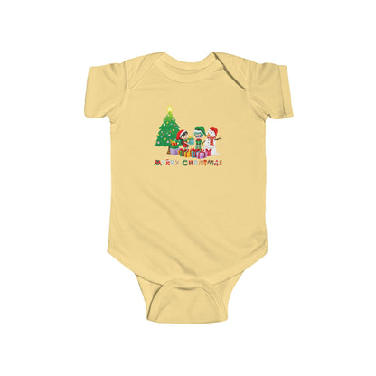 Infant Bodysuit - Super kiddo preparing gifts - [[{"value":"Wonderwear Kid"}]]