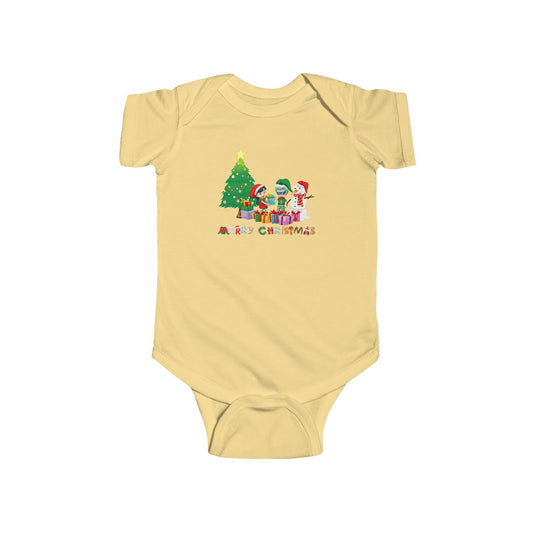 Infant Bodysuit - Super kiddo preparing gifts - [[{"value":"Wonderwear Kid"}]]