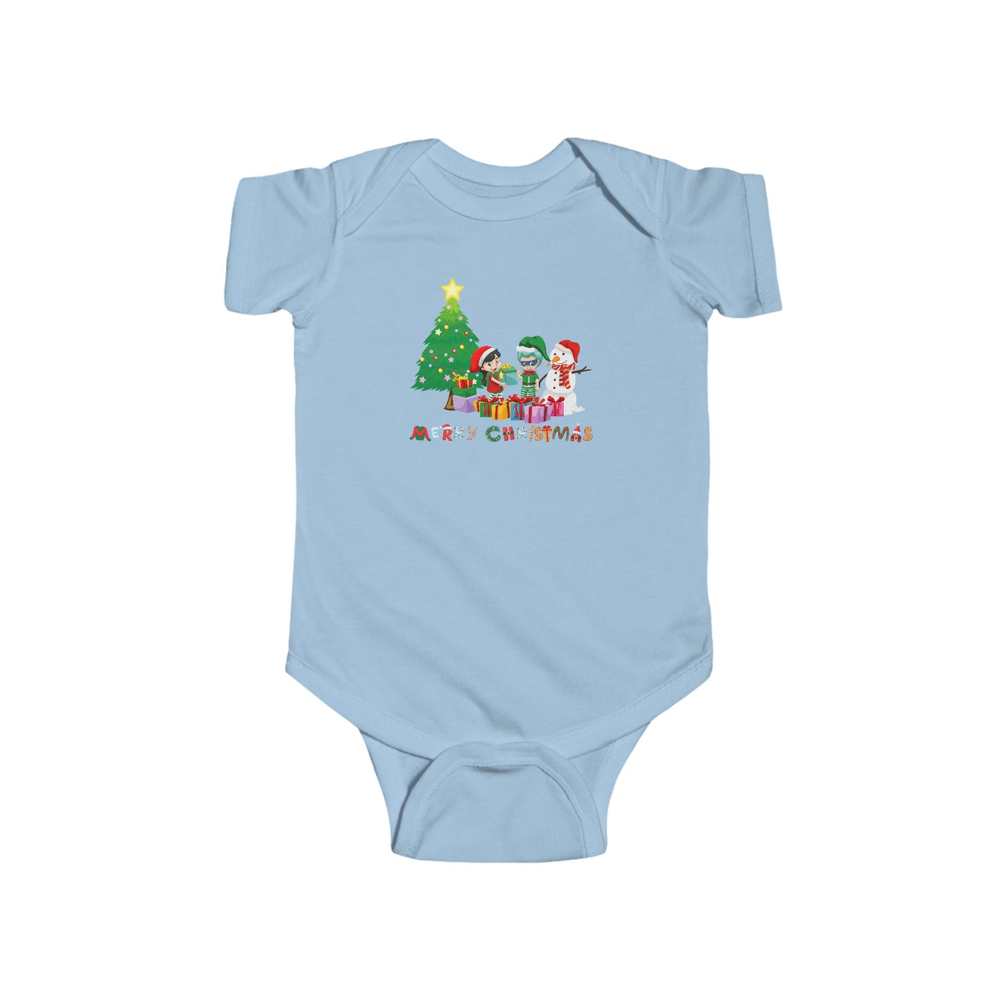 Infant Bodysuit - Super kiddo preparing gifts - [[{"value":"Wonderwear Kid"}]]