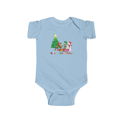 Infant Bodysuit - Super kiddo preparing gifts - [[{"value":"Wonderwear Kid"}]]