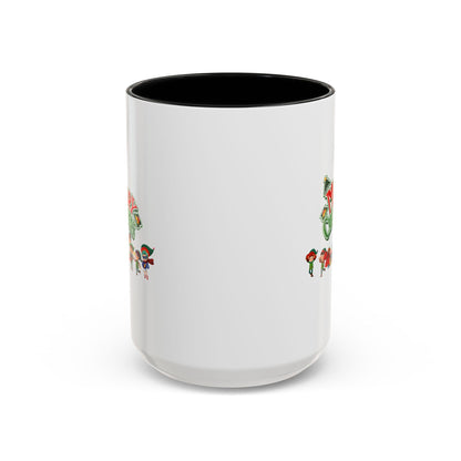 Accent Coffee Mug - Merry christmas from super friends - [[{"value":"Wonderwear Kid"}]]