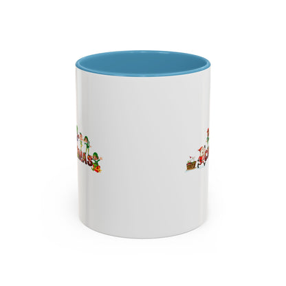 Accent Coffee Mug - Christmas with santa claus and friends - [[{"value":"Wonderwear Kid"}]]