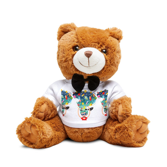 Teddy Bear with T-Shirt - Super kiddo - super mind - [[{"value":"Wonderwear Kid"}]]