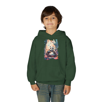 Youth Heavy Blend Hooded Sweatshirt - Kung fu Panda Printify
